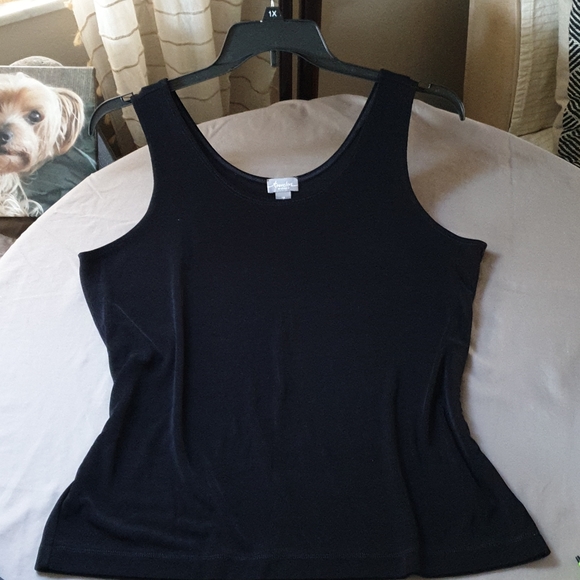 Chico's Tops - Tank. Black. Travelers Chico's 3-XL.